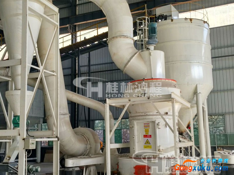 桂林鸿程HC1700磨铝矾土机器 HC摆式磨粉机 出粉80~400目 时产1~25吨