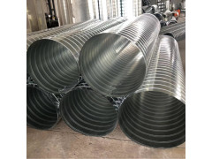 高明白铁圆管厂家制作大口径排烟管道