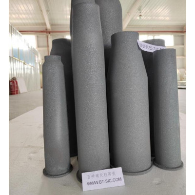 重结晶碳化硅烧嘴套（1650度碳化硅喷火嘴）火焰管/炉管