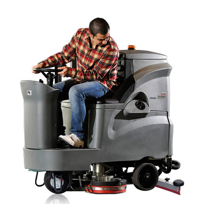 大型驾驶式洗地机 电动洗地设备 多功能