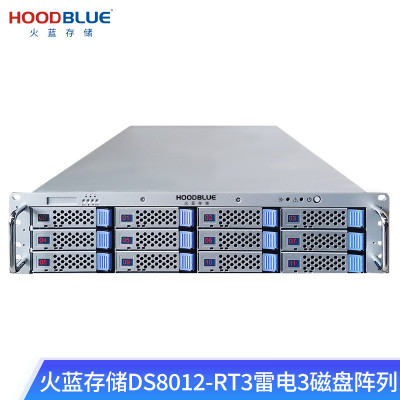火蓝雷电存储磁盘阵列DS8012-RT3-96TB